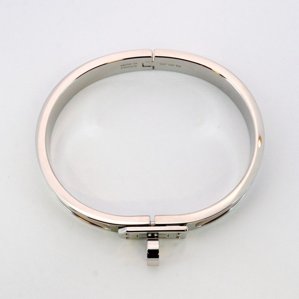 Mini Click Kelly Bangle Metal Beige and Silver Bracelet