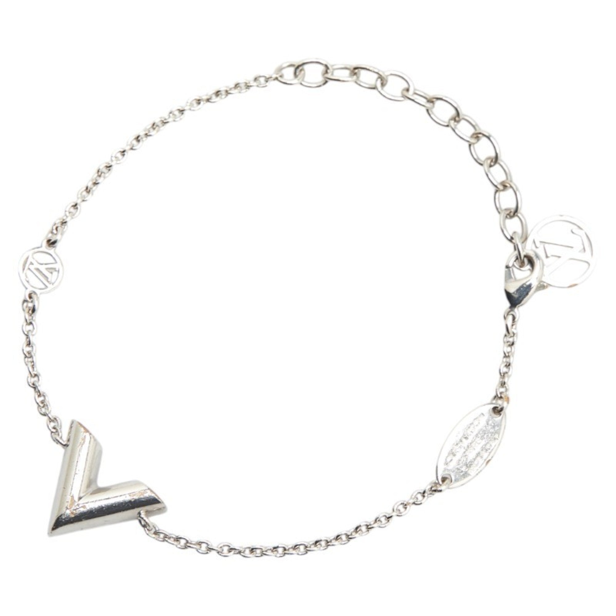 Essential V Bracelet Metal Silver