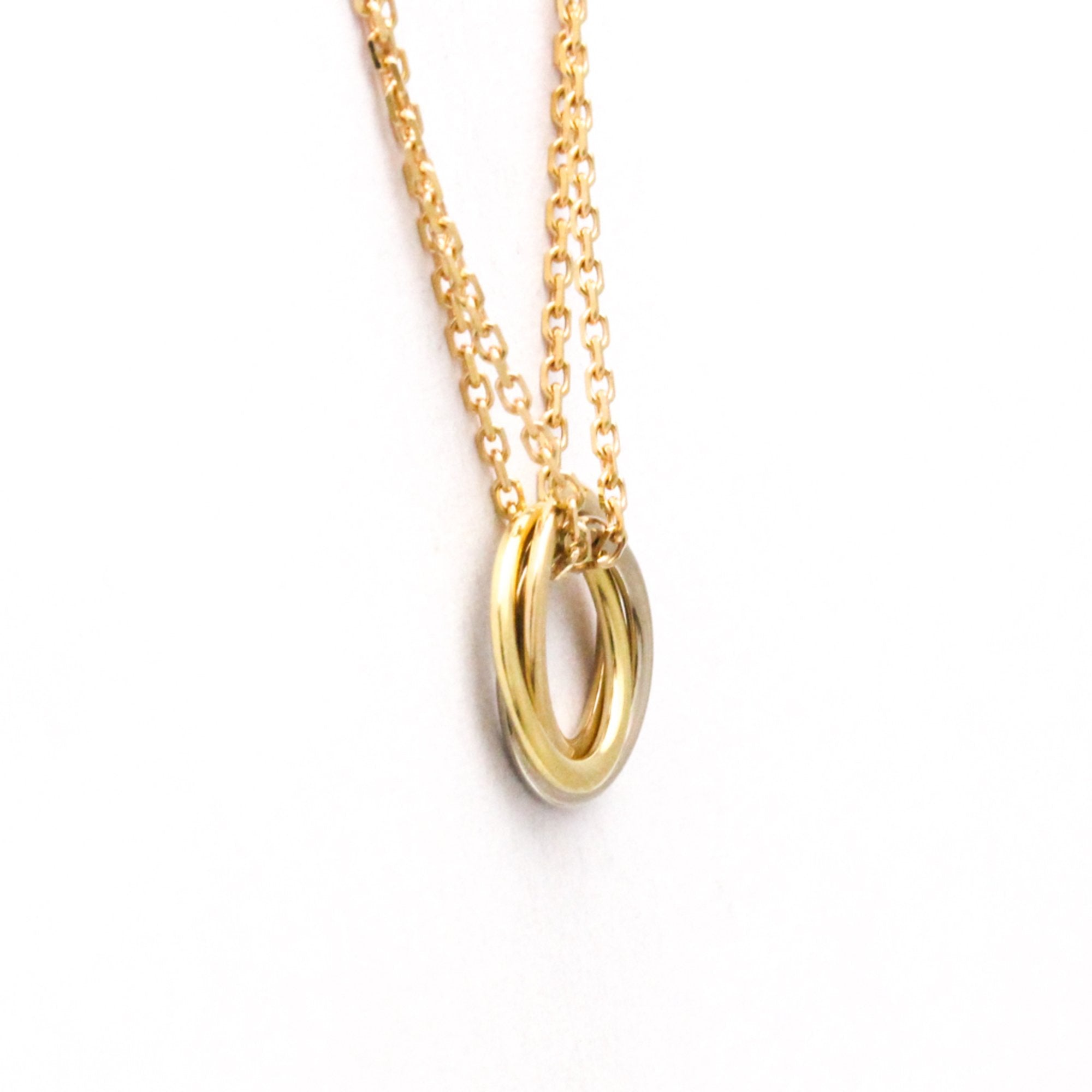 Trinity Pendant Necklace 18K Tricolor Gold
