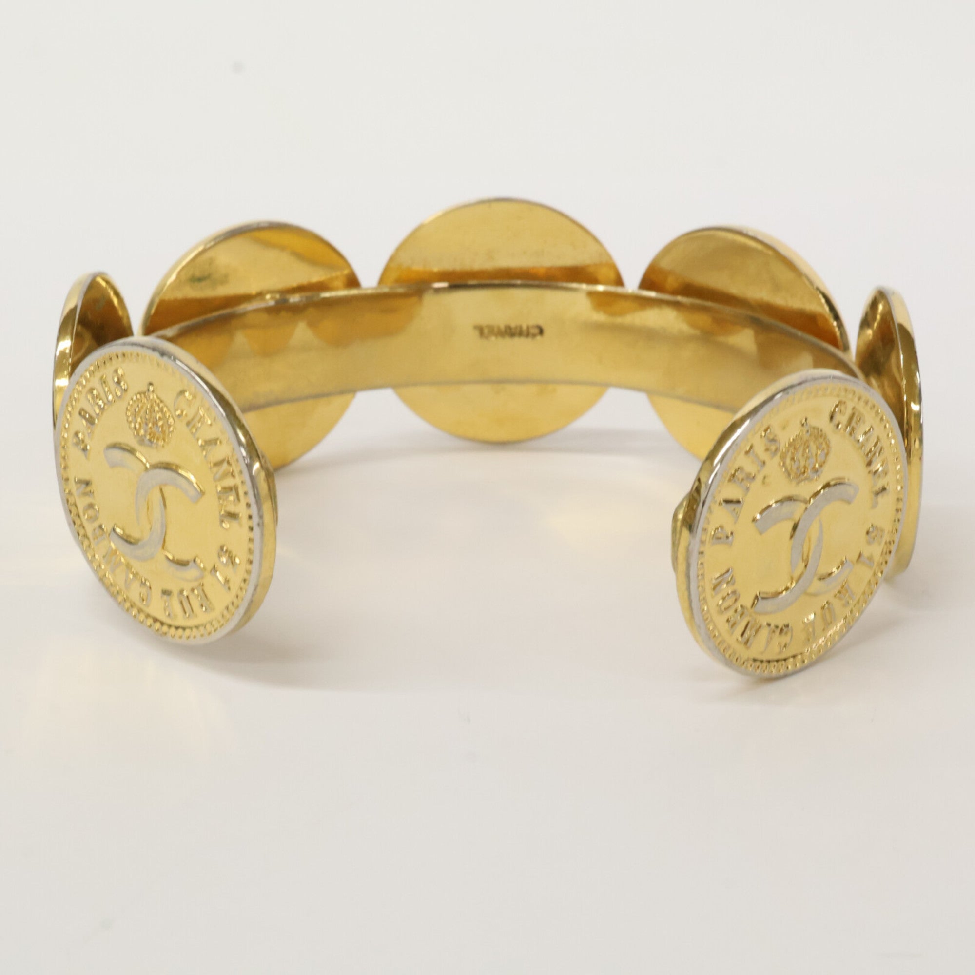 Coin Bracelet Metal Gold