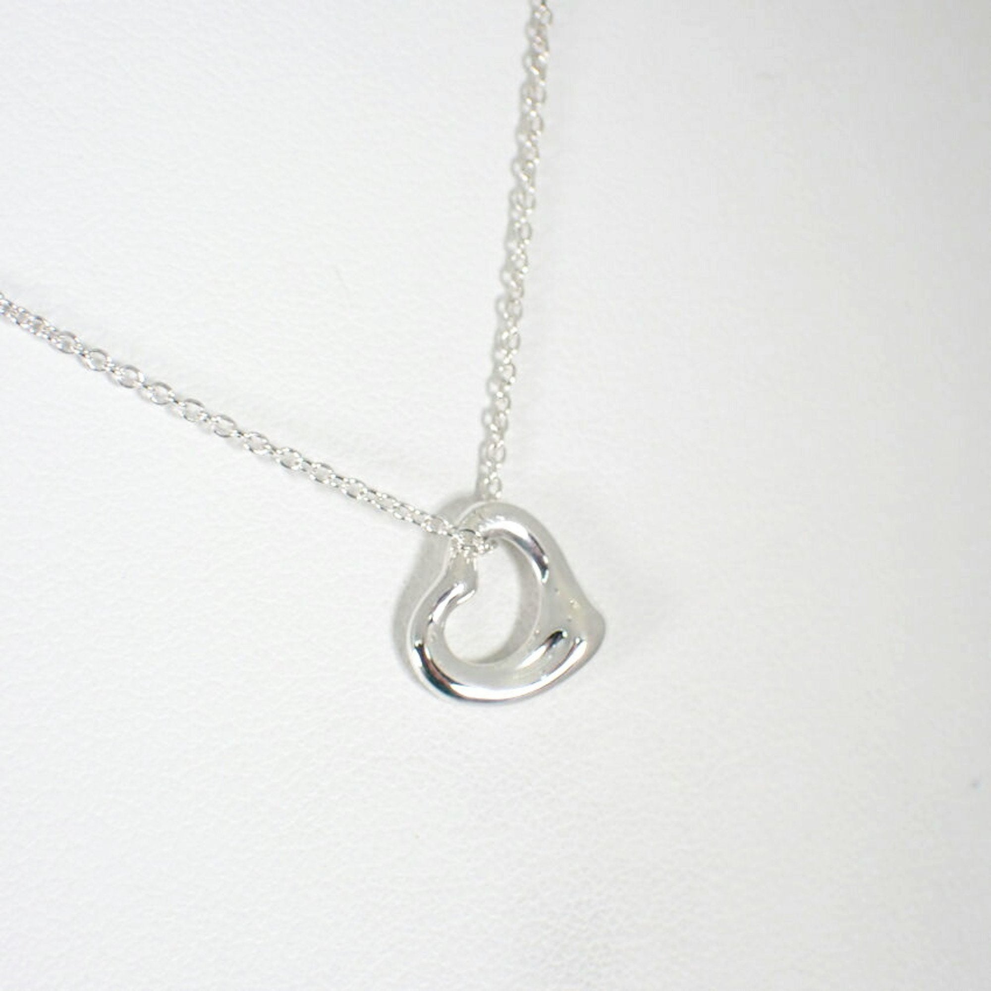 Heart Pendant Necklace Sterling Silver