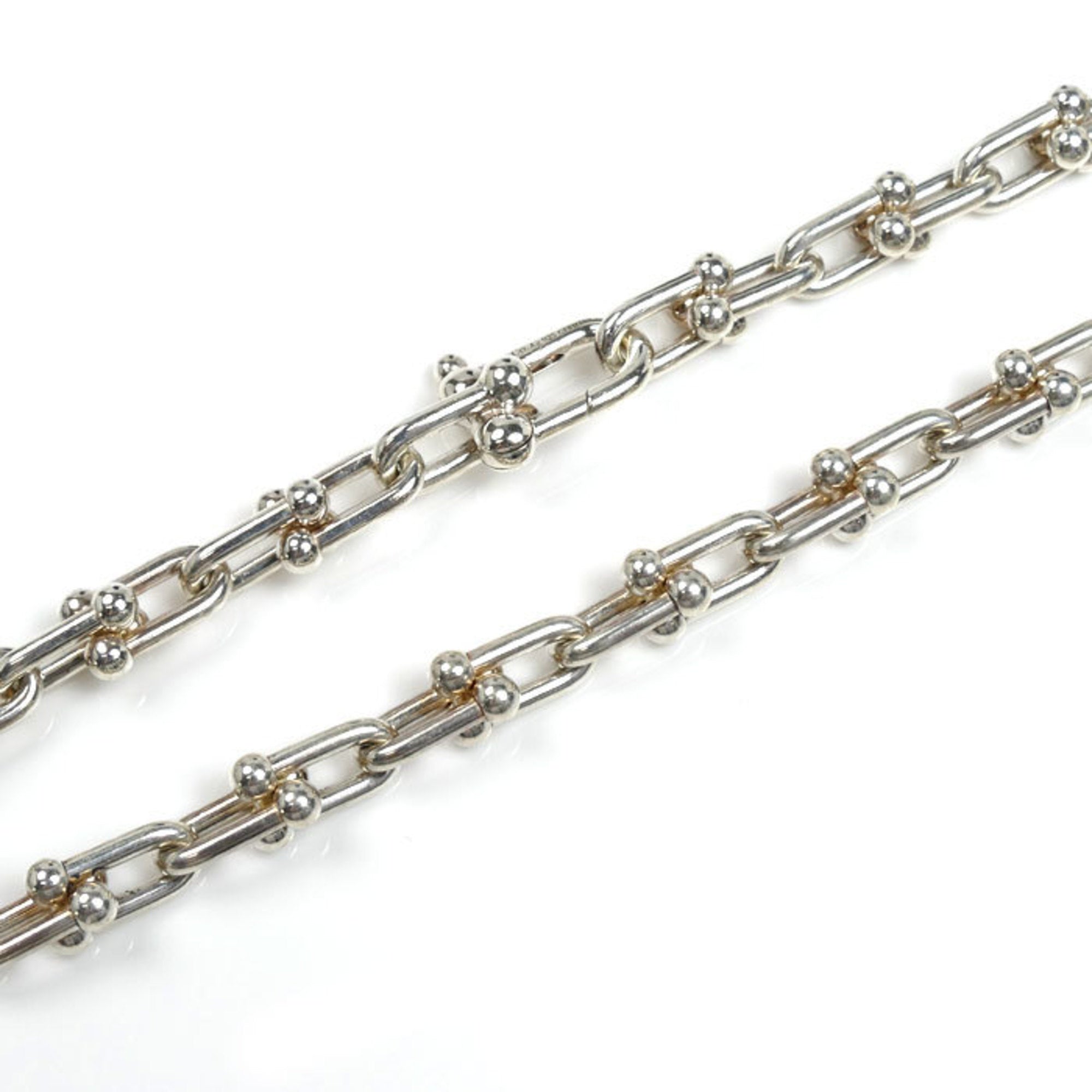 Hardware Link Pendant Necklace Sterling Silver Small