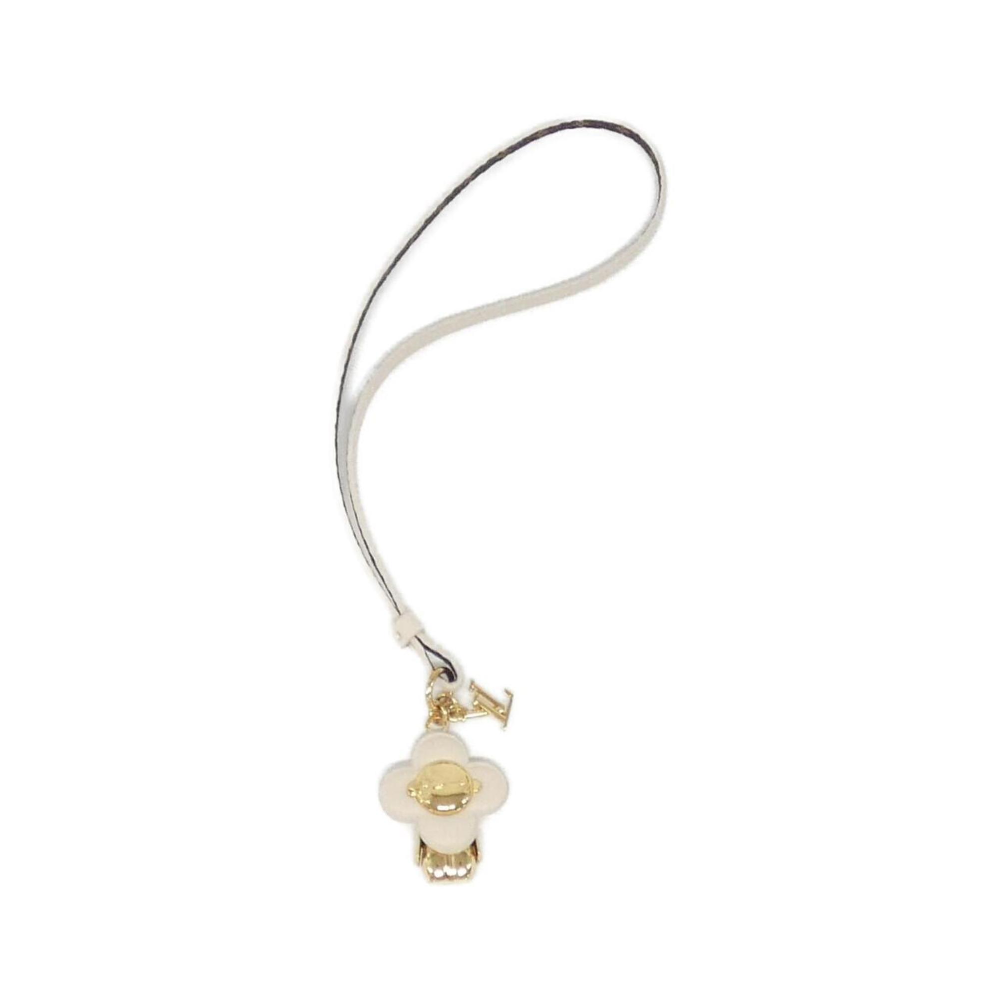 Vivienne Handbag Charm Leather Cream Mini