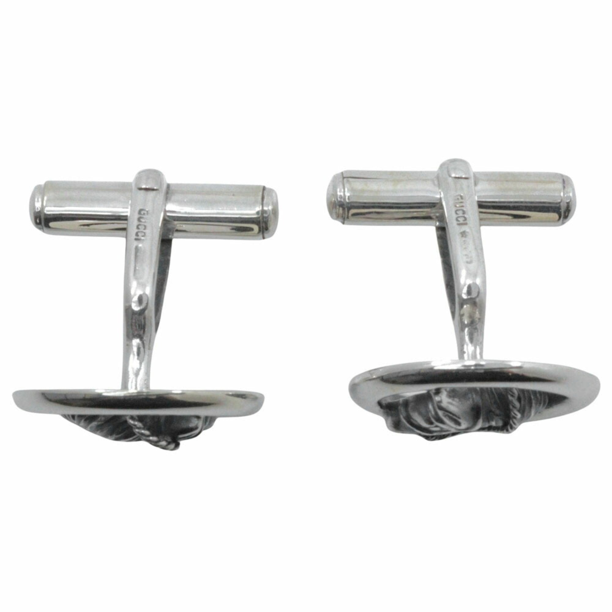 Horse Motif Cufflinks Sterling Silver Bracelet