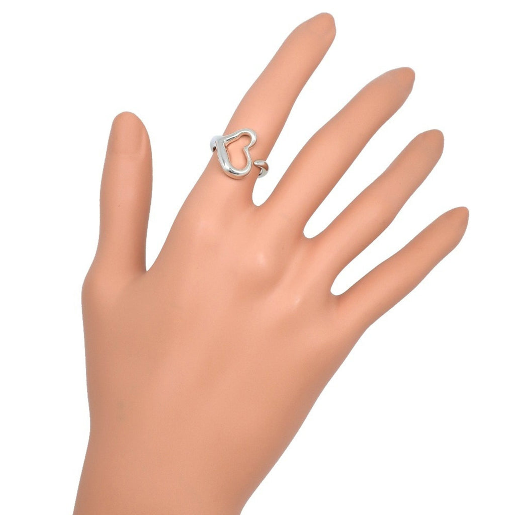 Open Heart Ring Sterling Silver