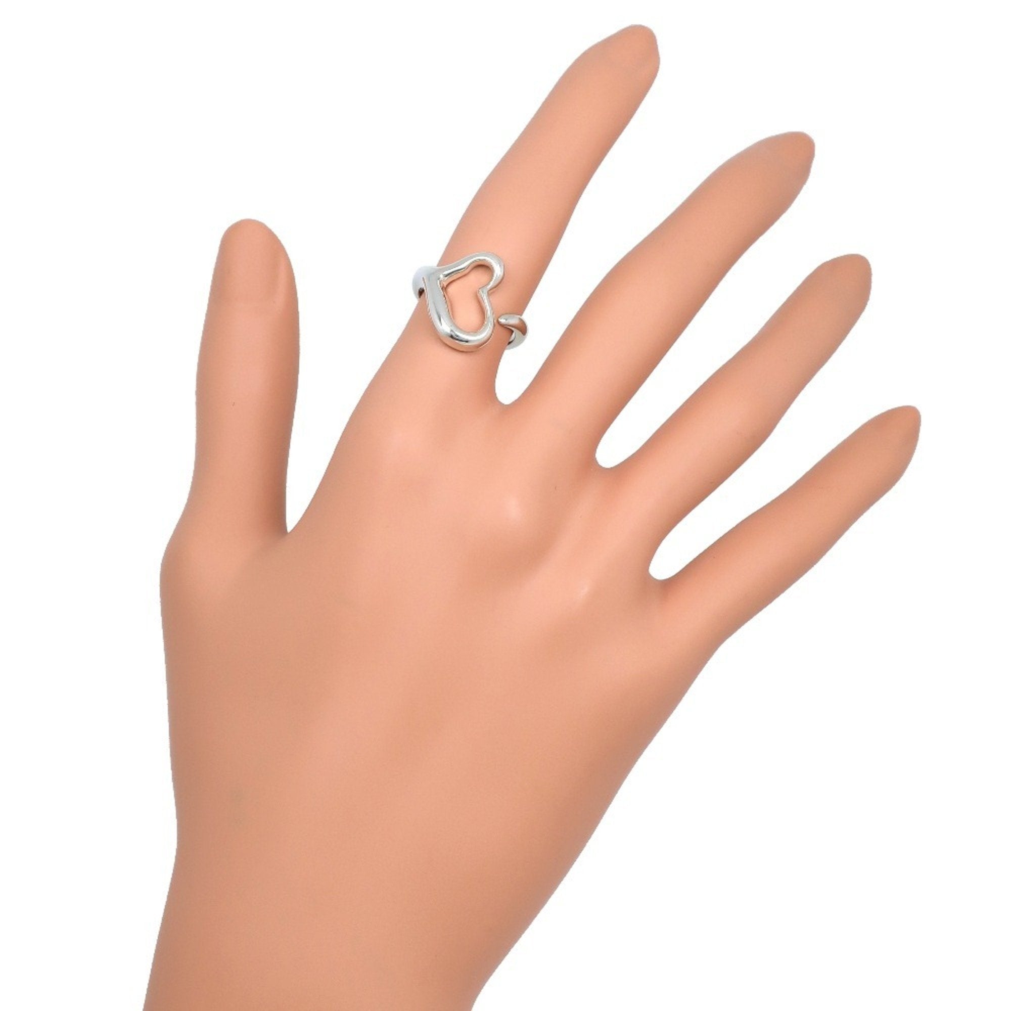 Open Heart Ring Sterling Silver
