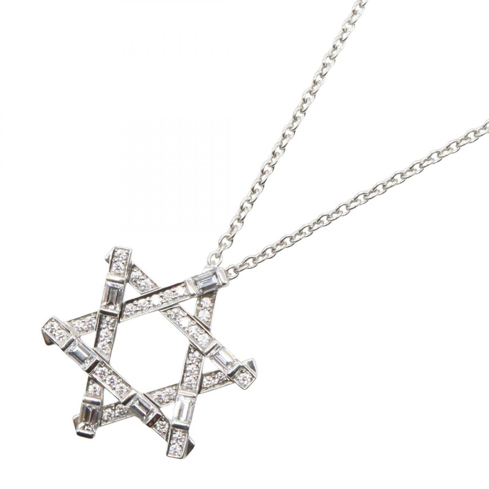 Pendant Necklace Platinum and Diamond