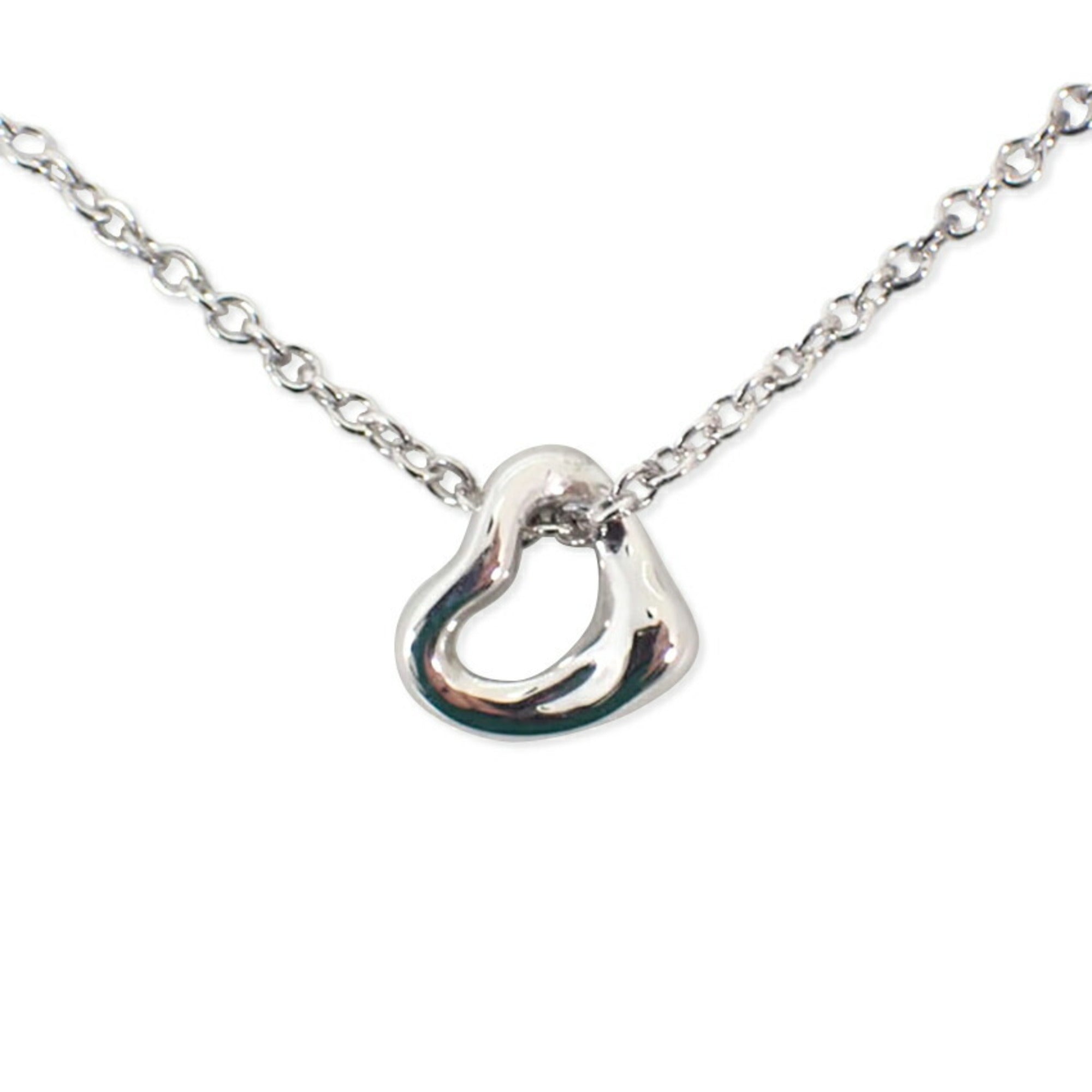 Heart Pendant Necklace Sterling Silver