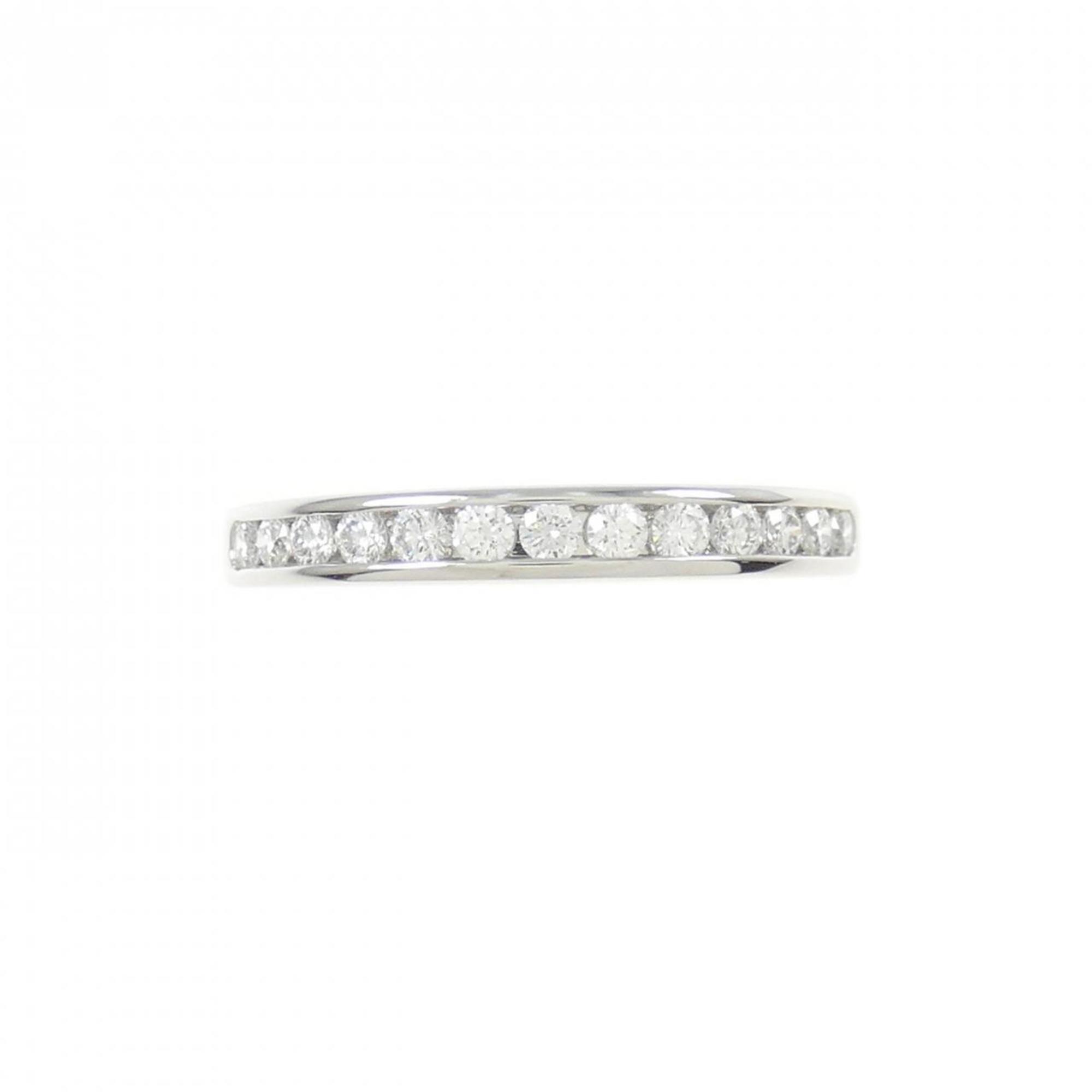 Band Ring Platinum with Diamond