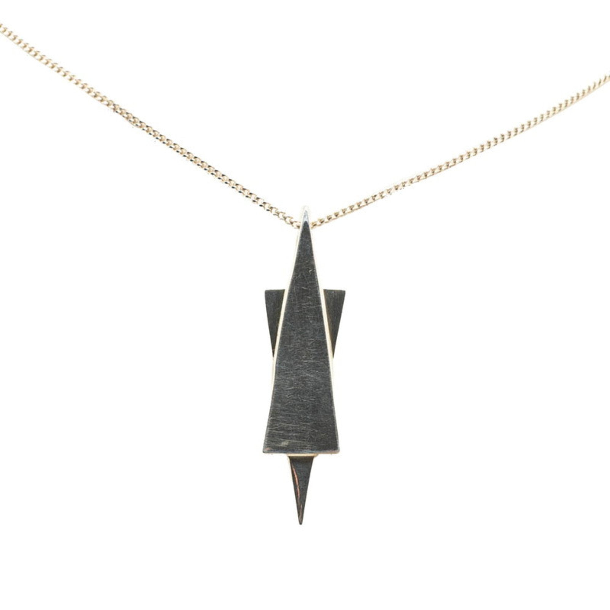 Star of David Pendant Necklace Sterling Silver