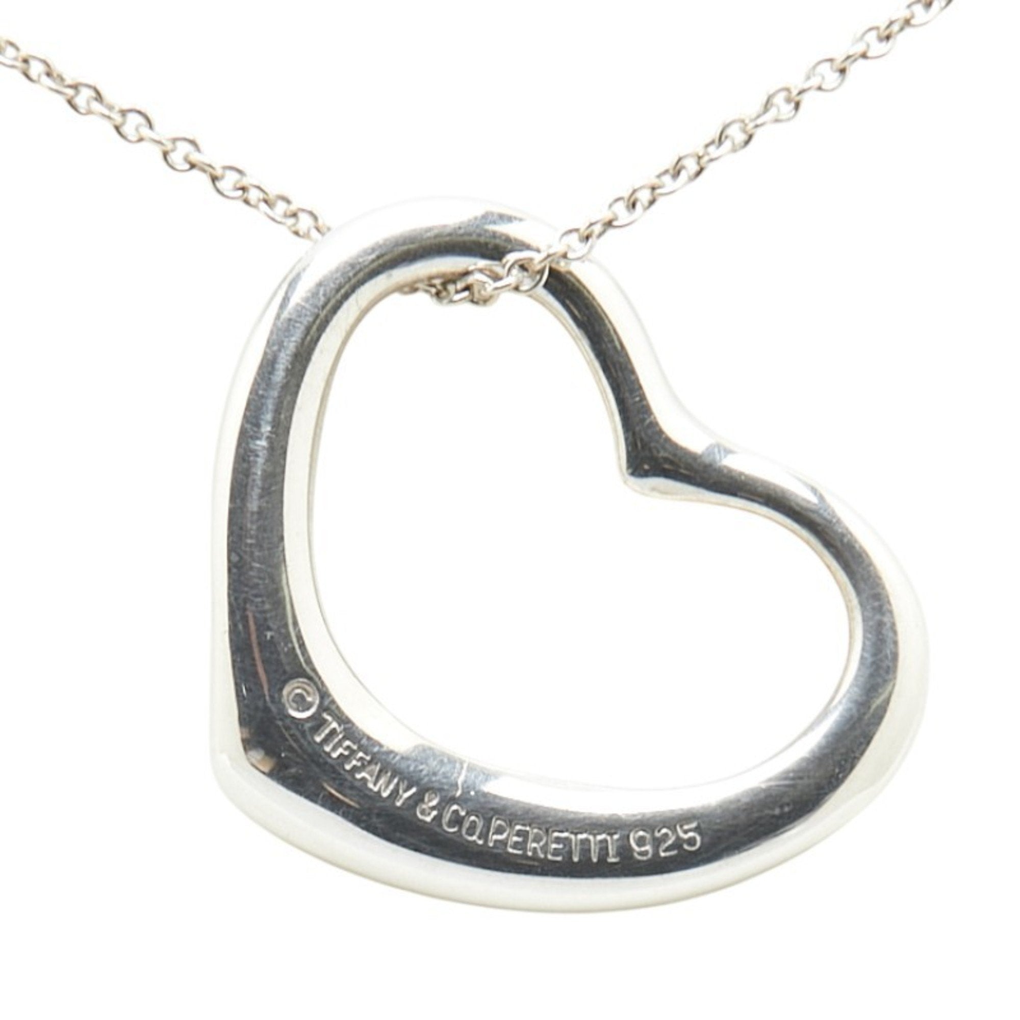 Heart Pendant Necklace Sterling Silver