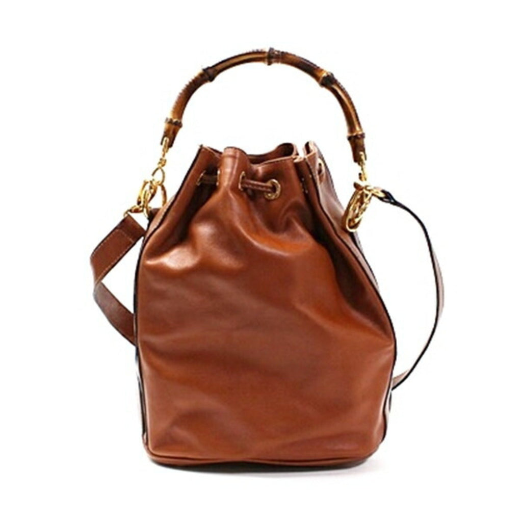 Diana NM Bamboo Shoulder Bag Leather Small