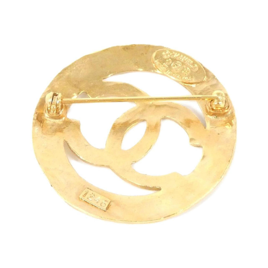 Brooch Gold-Tone Metal