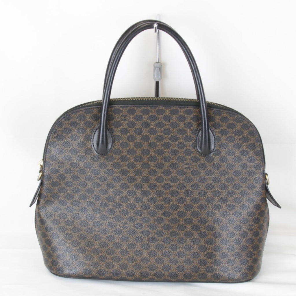 Vintage Duffle Bag Macadam Coated Canvas Large