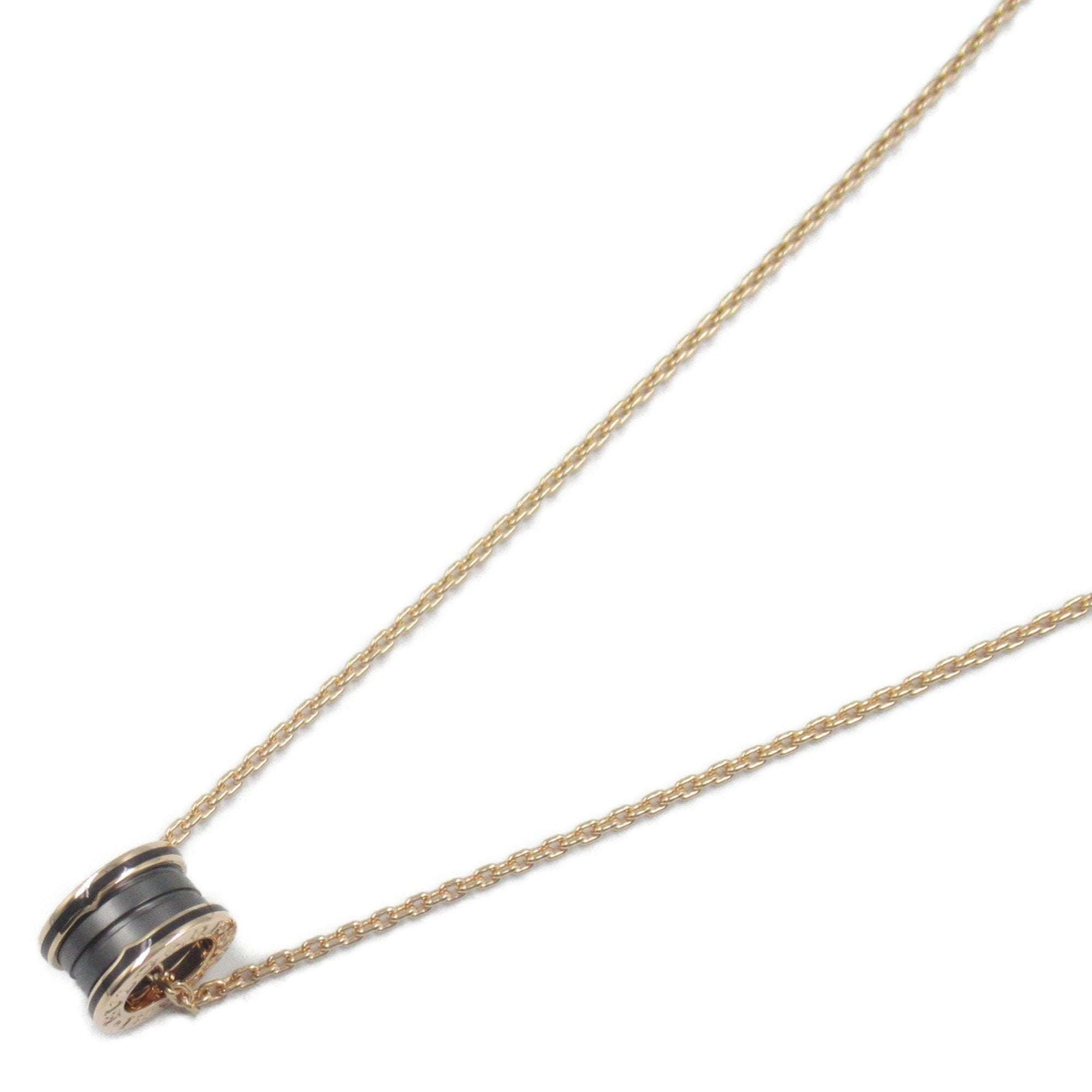 B.Zero1 Pendant Necklace Ceramic Black and Pink