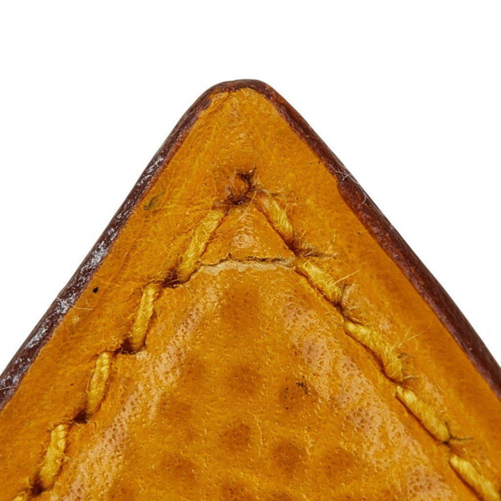 Triangle Scarf Ring Leather