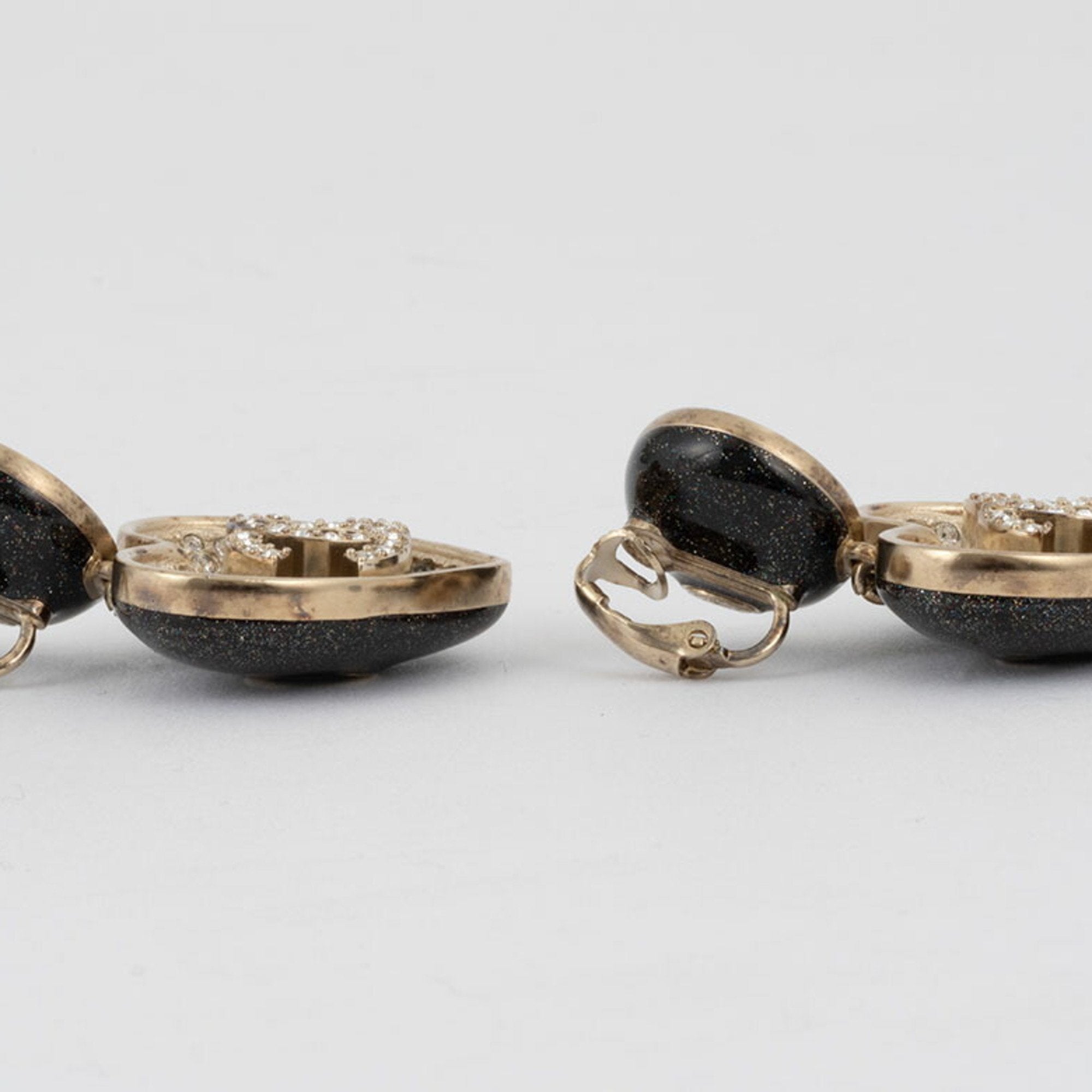 Earrings Gold-Tone Metal