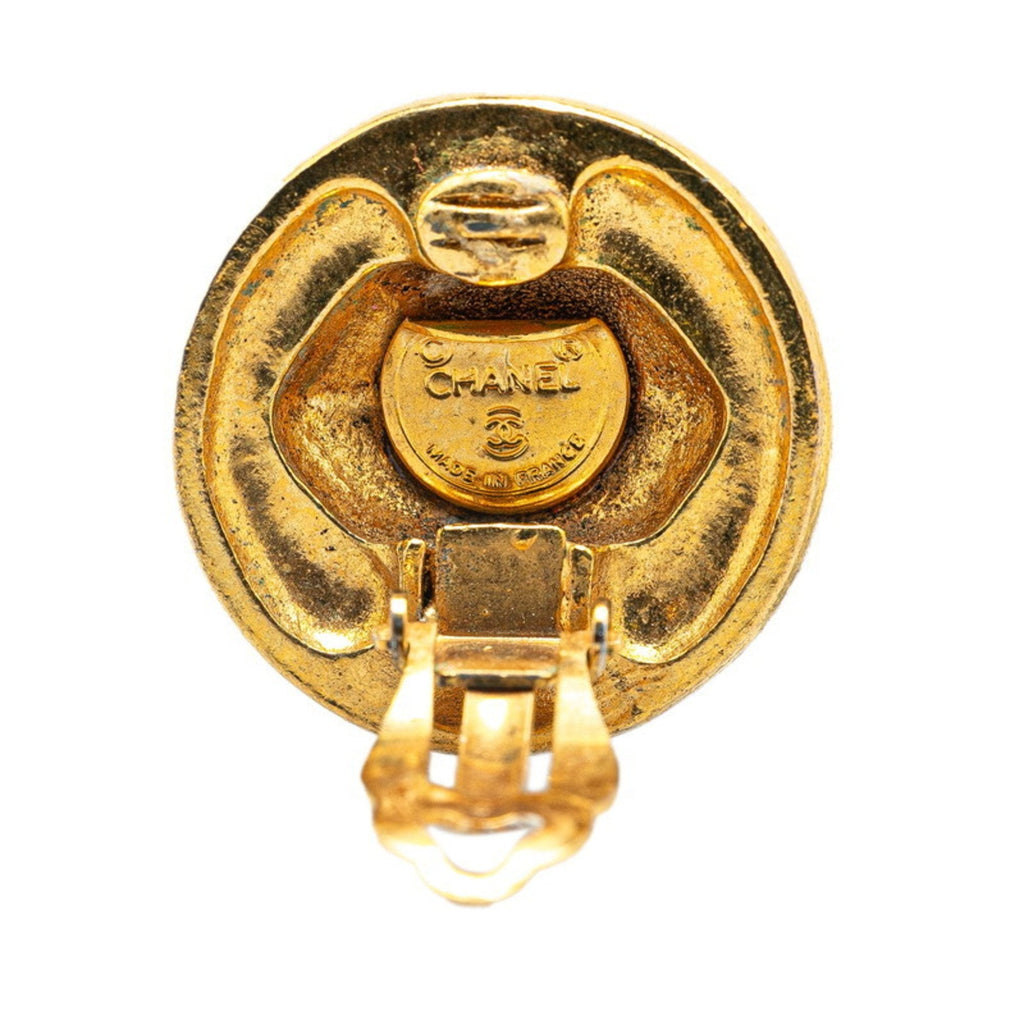 Clip-On Earrings Clip-On Gold-Tone Metal
