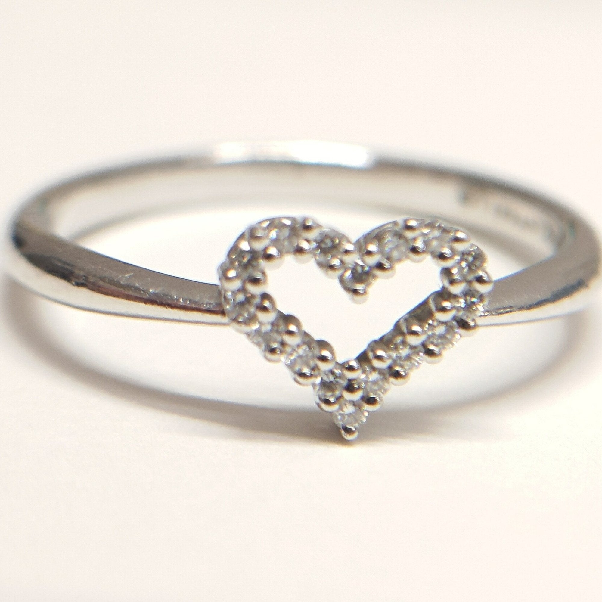 Heart Ring Platinum