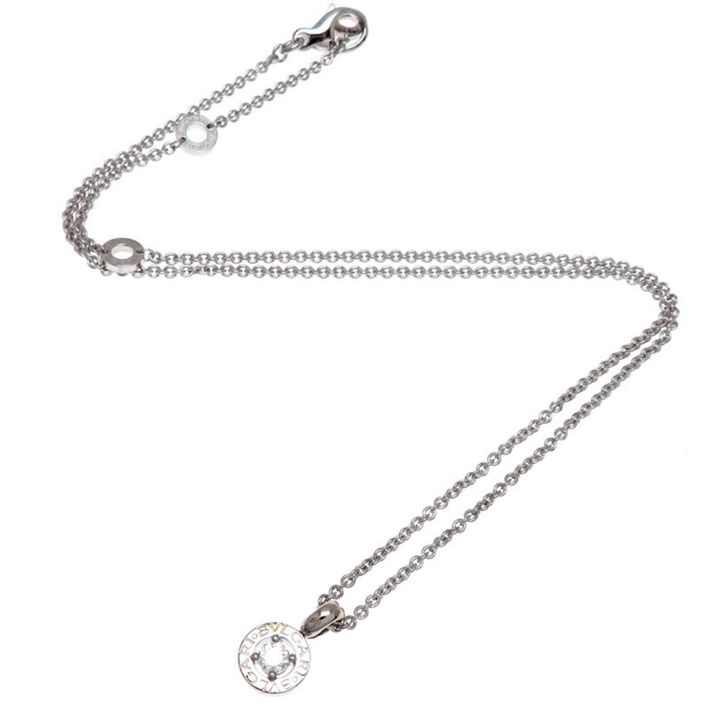 Pendant Necklace 18K White Gold with Diamond