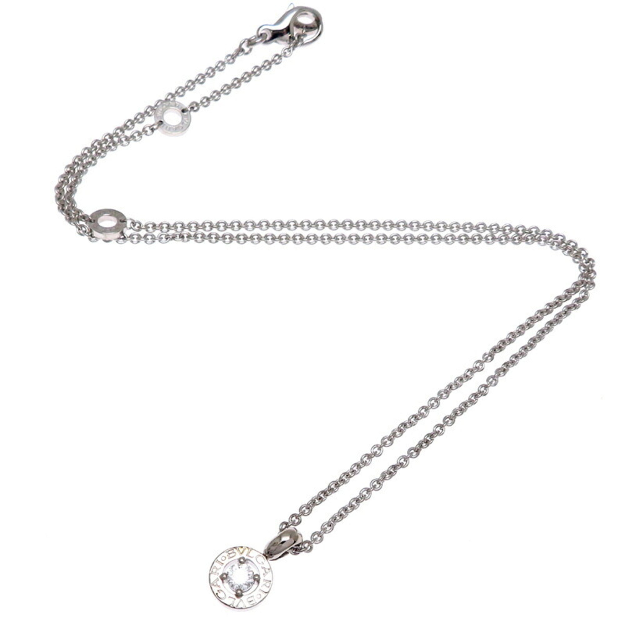 Pendant Necklace 18K White Gold with Diamond