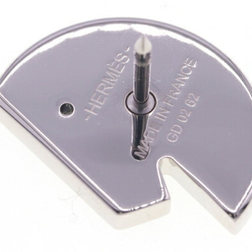 Badge Carrousel Brooch Lacquer and Metal Black