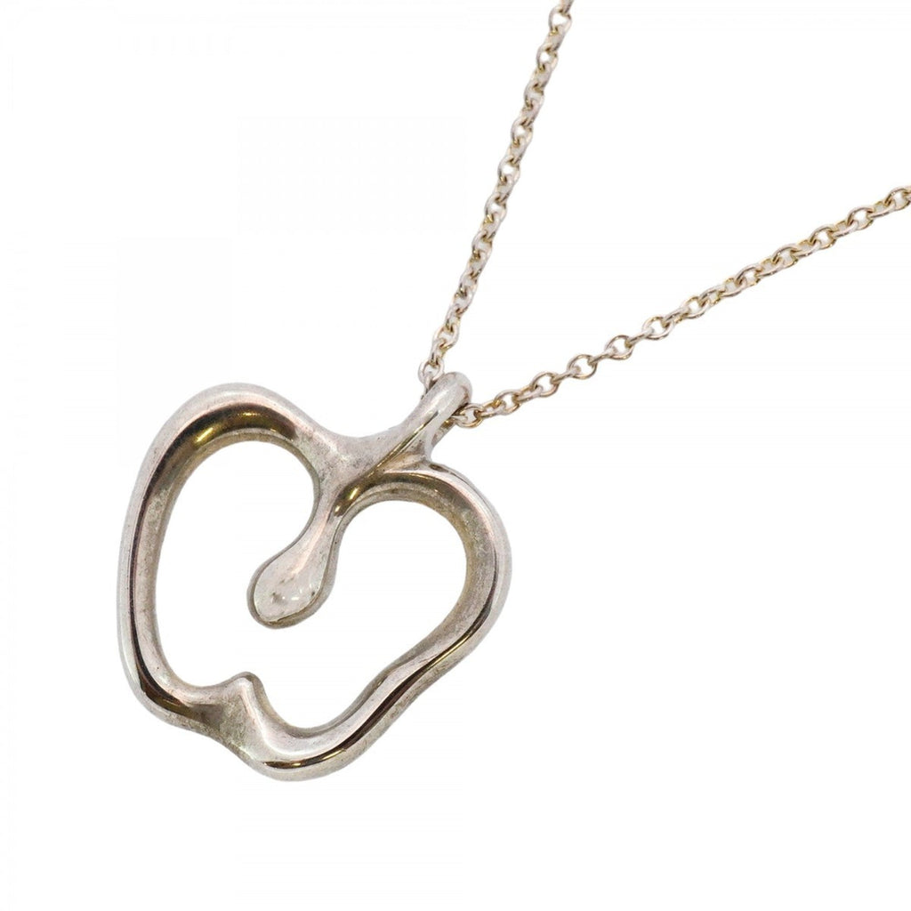 Apple Pendant Necklace Sterling Silver