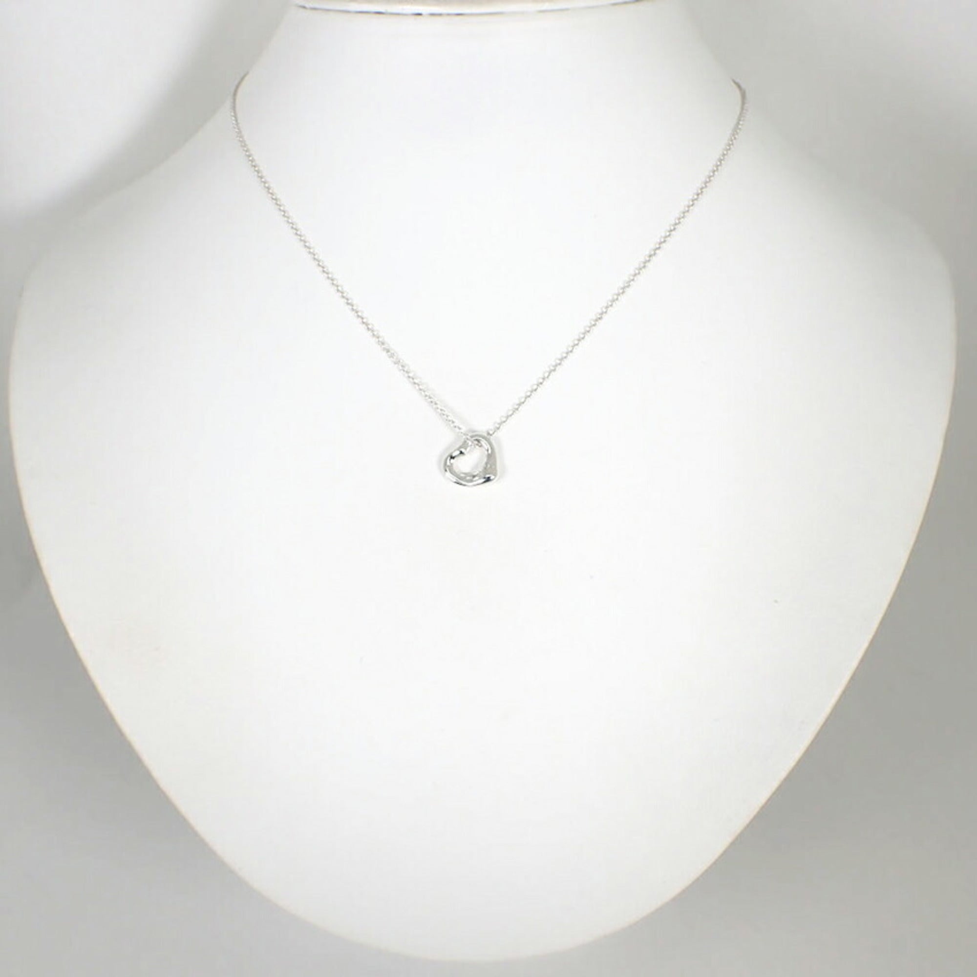 Elsa Peretti Pendant Necklace Sterling Silver 11.2mm