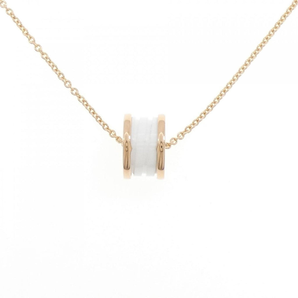 B.Zero1 Pendant Necklace Ceramic and 18K Rose Gold