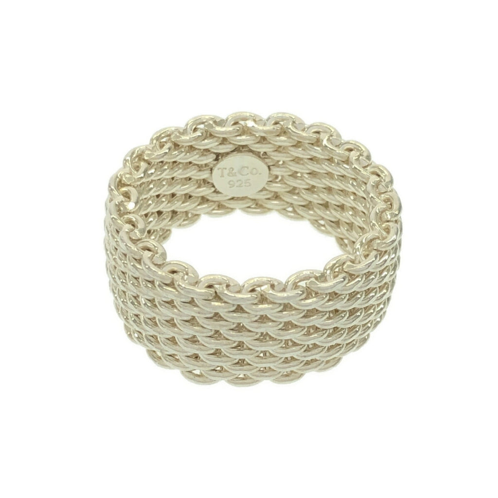 Somerset Mesh Ring Sterling Silver