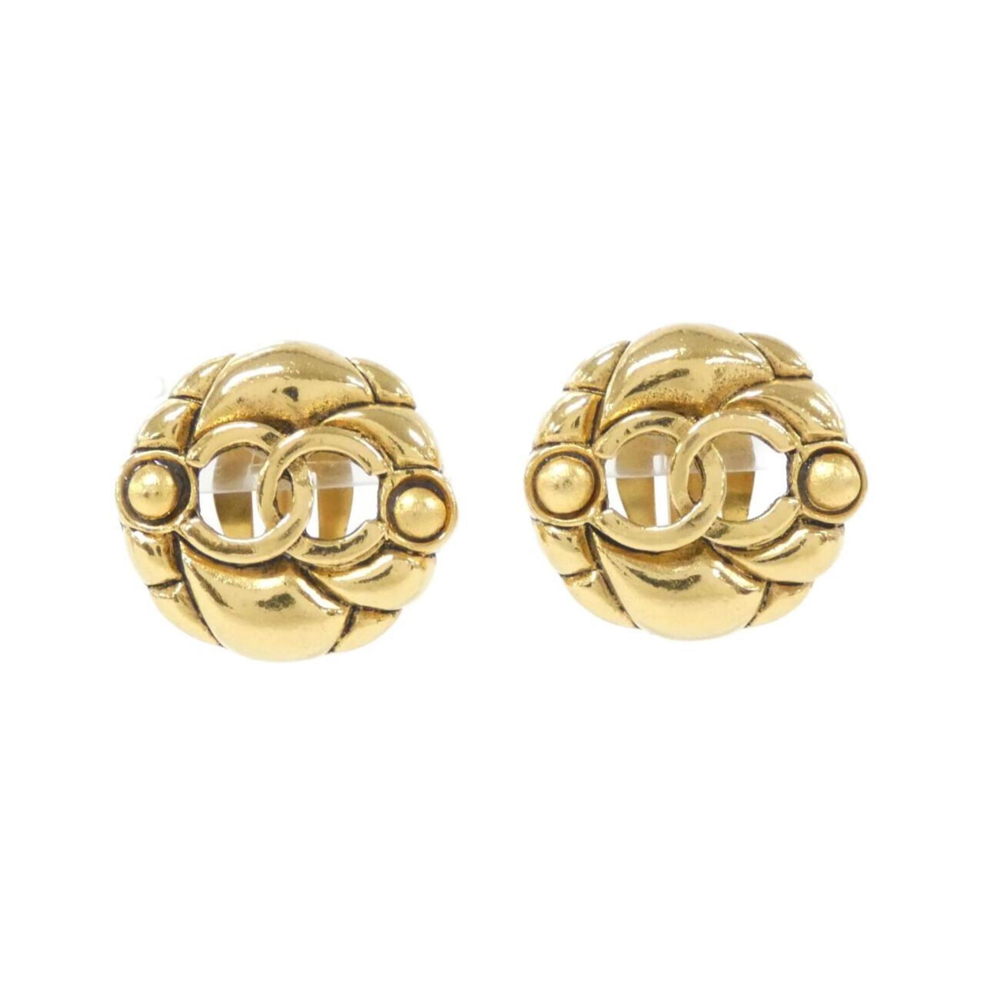 Earrings Gold-Tone Metal