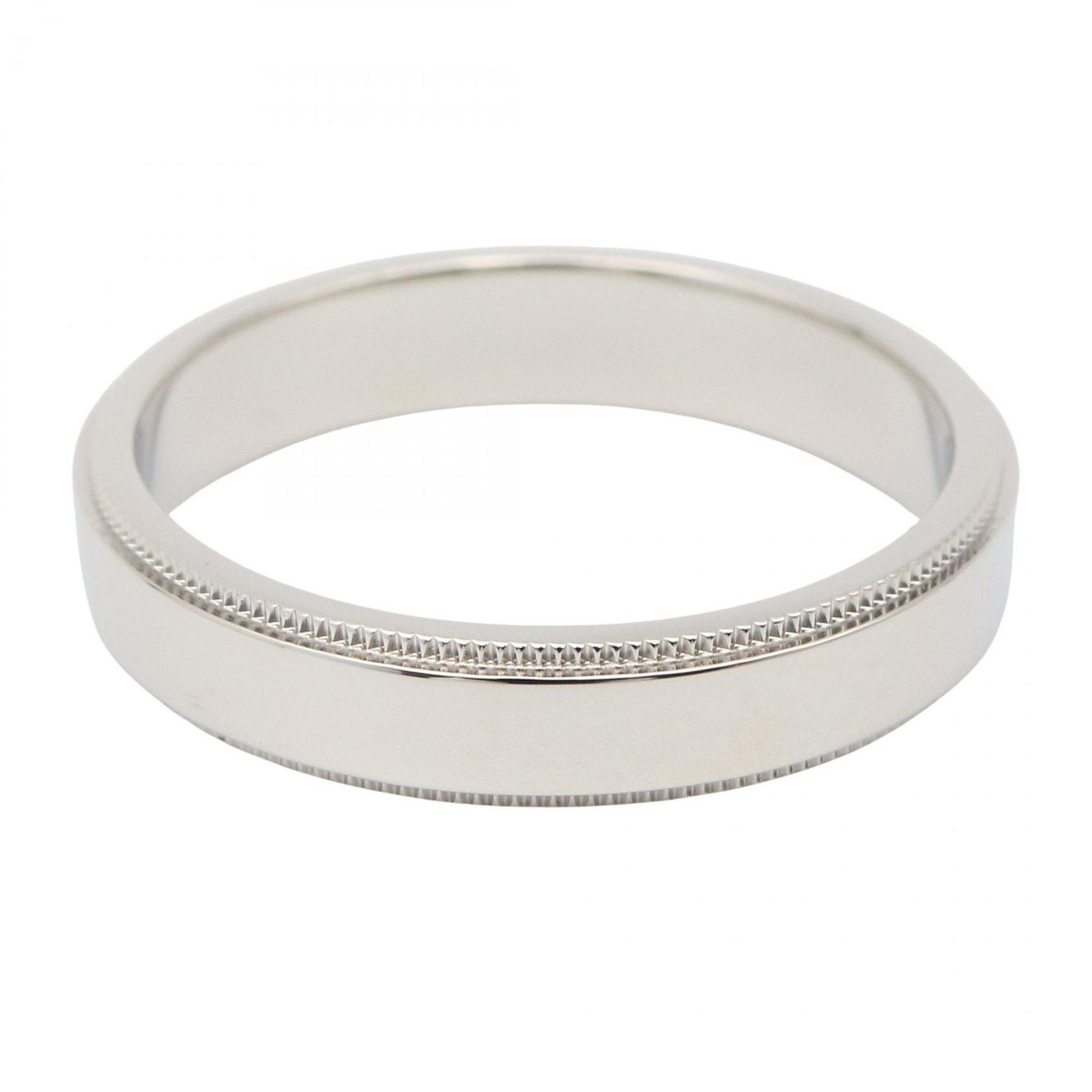 Milgrain Ring Sterling Silver and Platinum