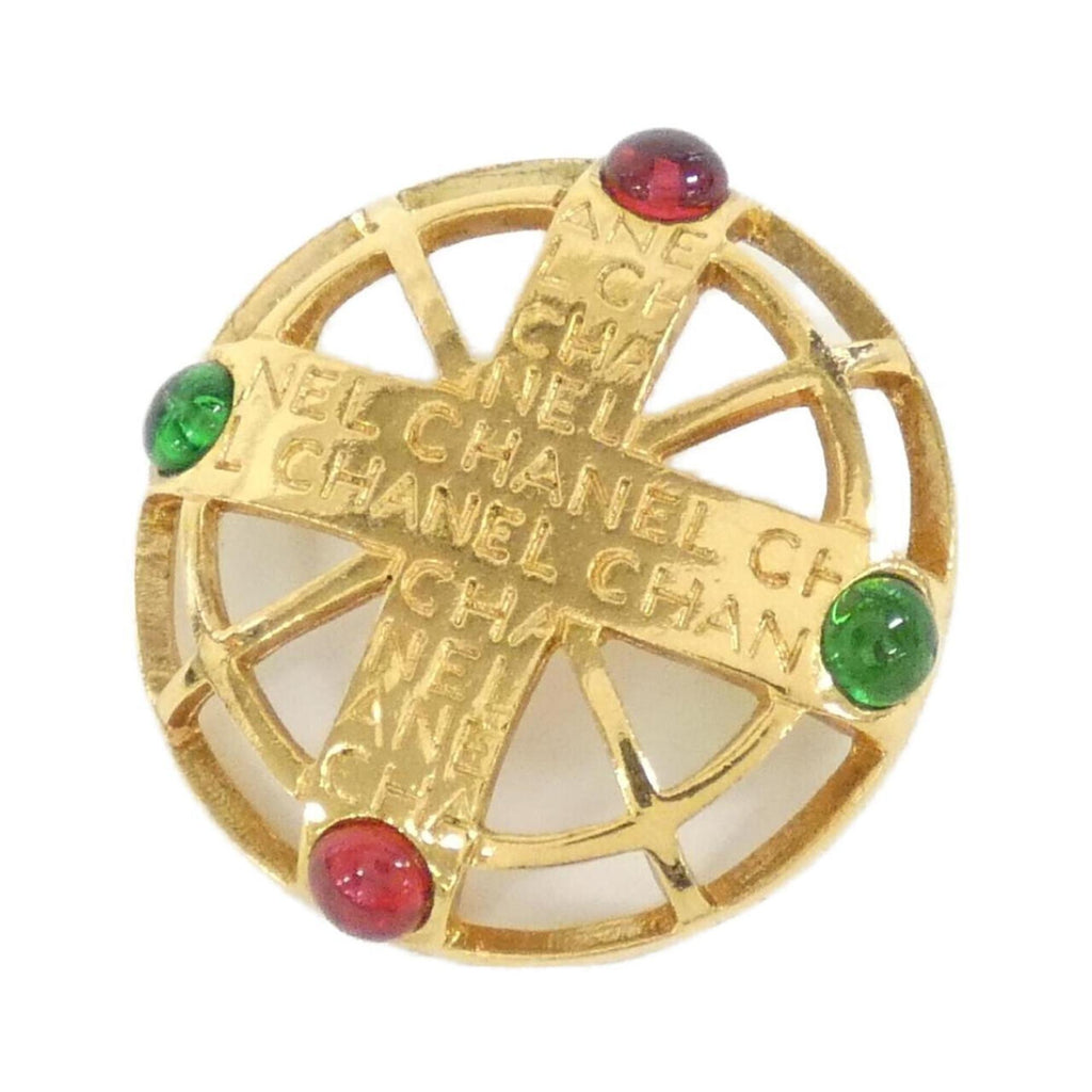 Brooch Gold-Tone Metal