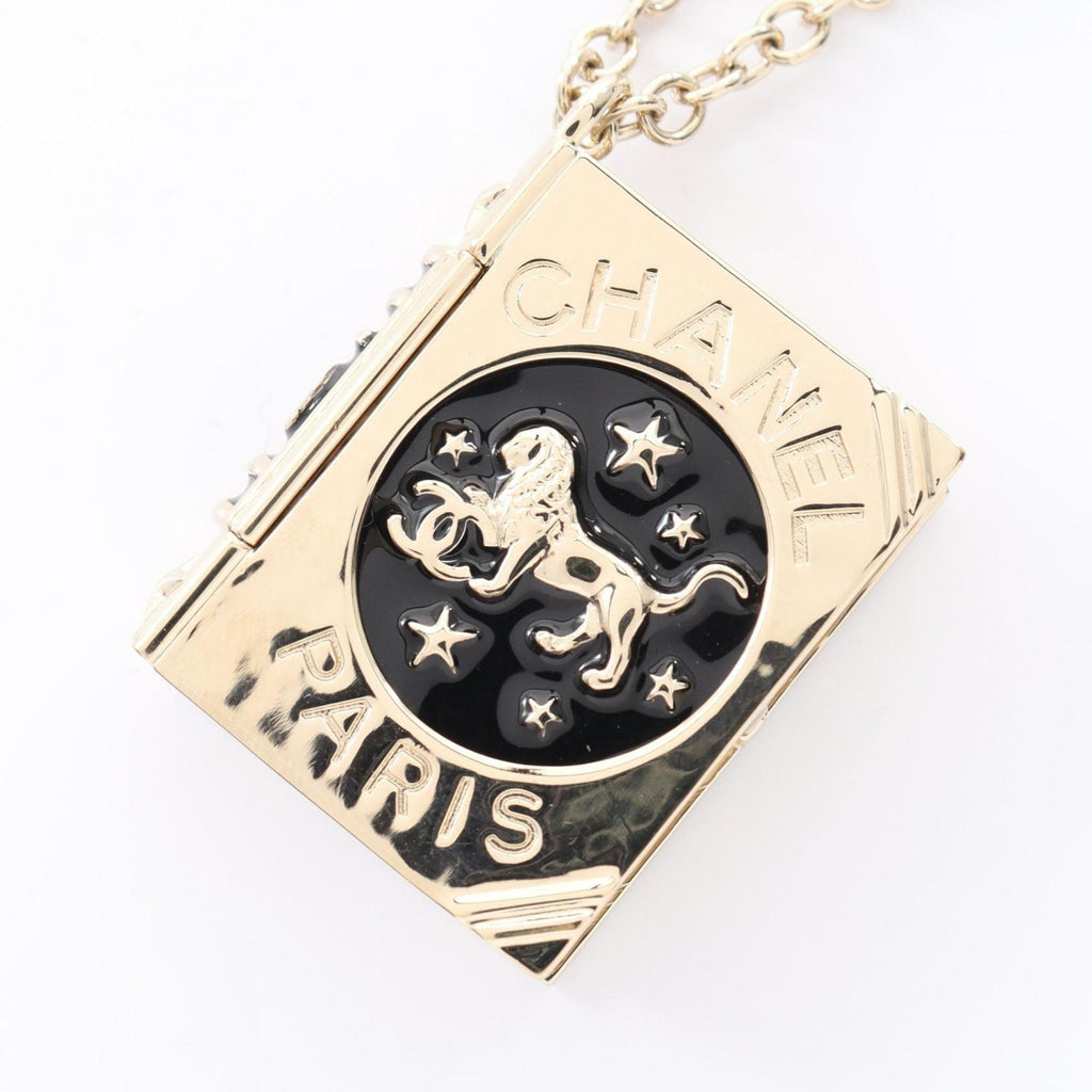 CC Logo Pendant Necklace Metal