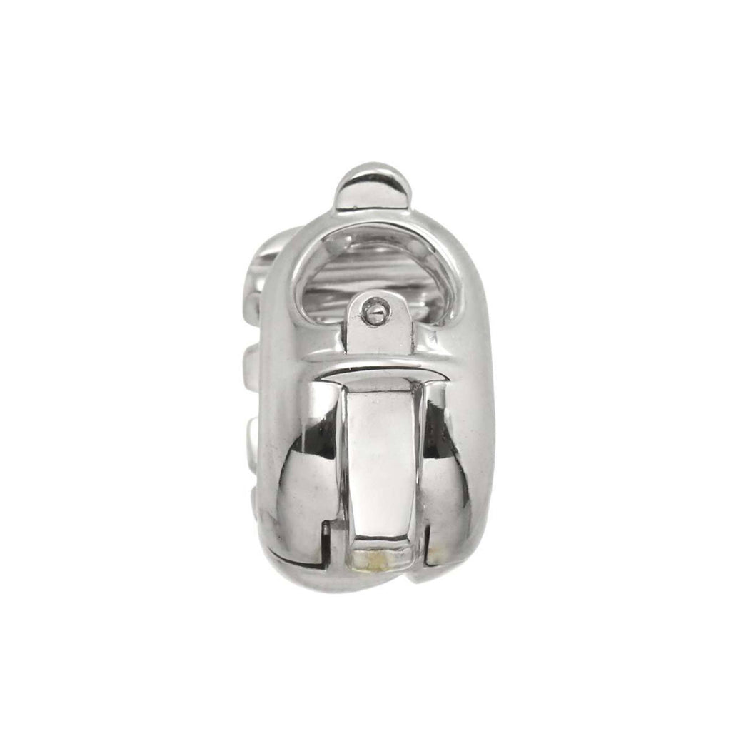 Single Clip-On Earring Clip-On 18K White Gold