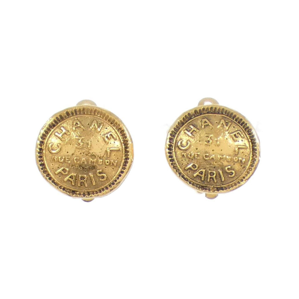 Earrings Gold-Tone Metal