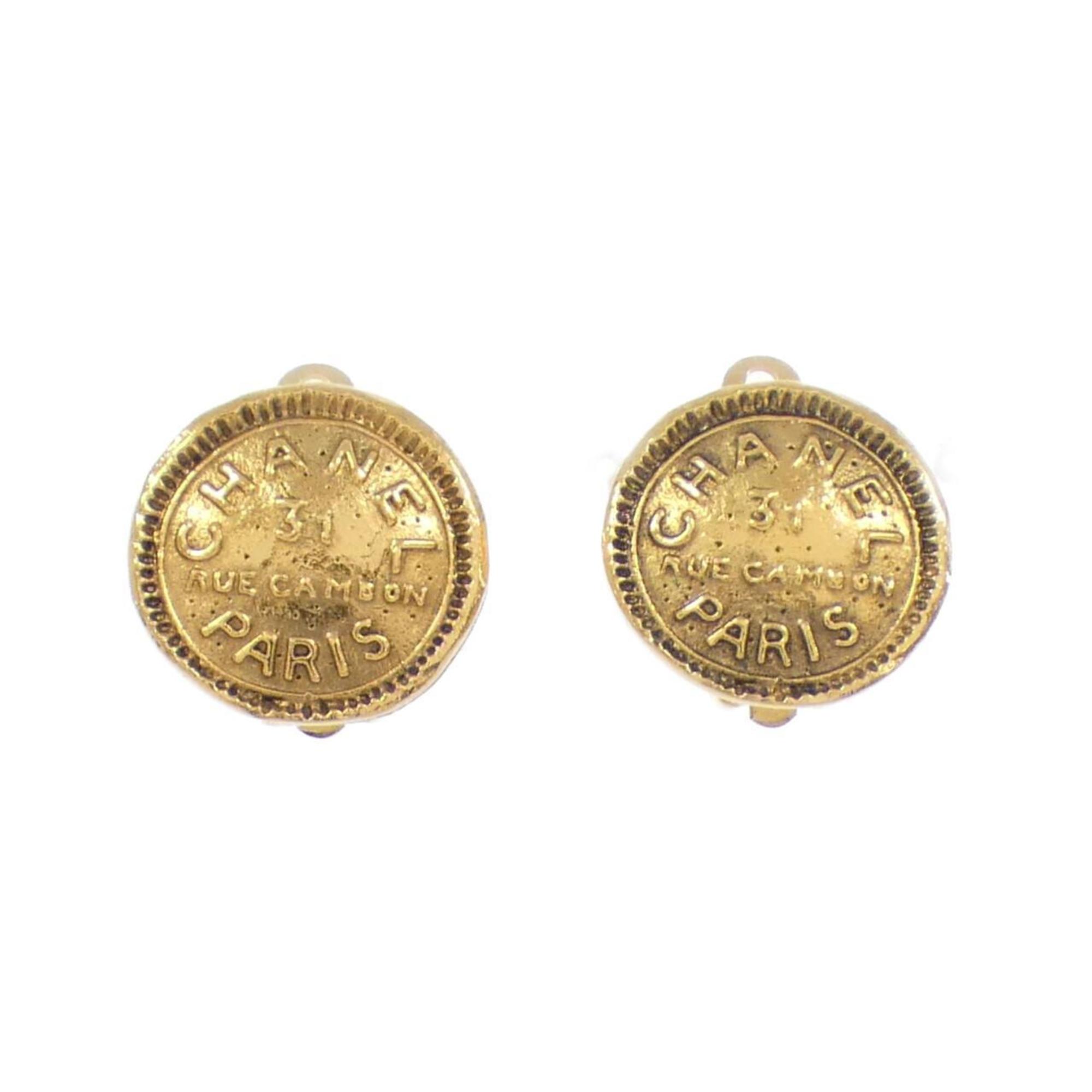 Earrings Gold-Tone Metal