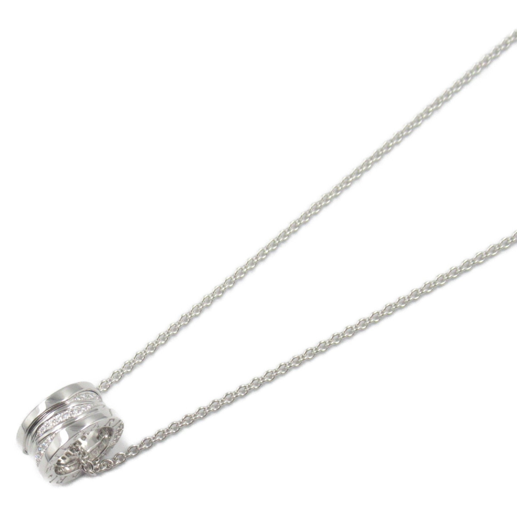 B.Zero1 Pendant Necklace 18K White Gold with Diamond