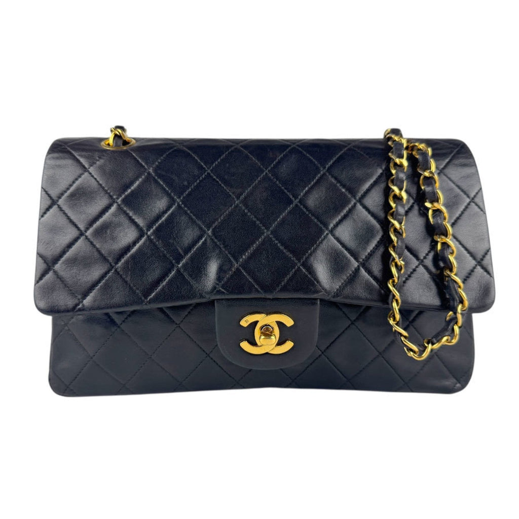 Vintage Classic Double Flap Bag Quilted Lambskin Medium