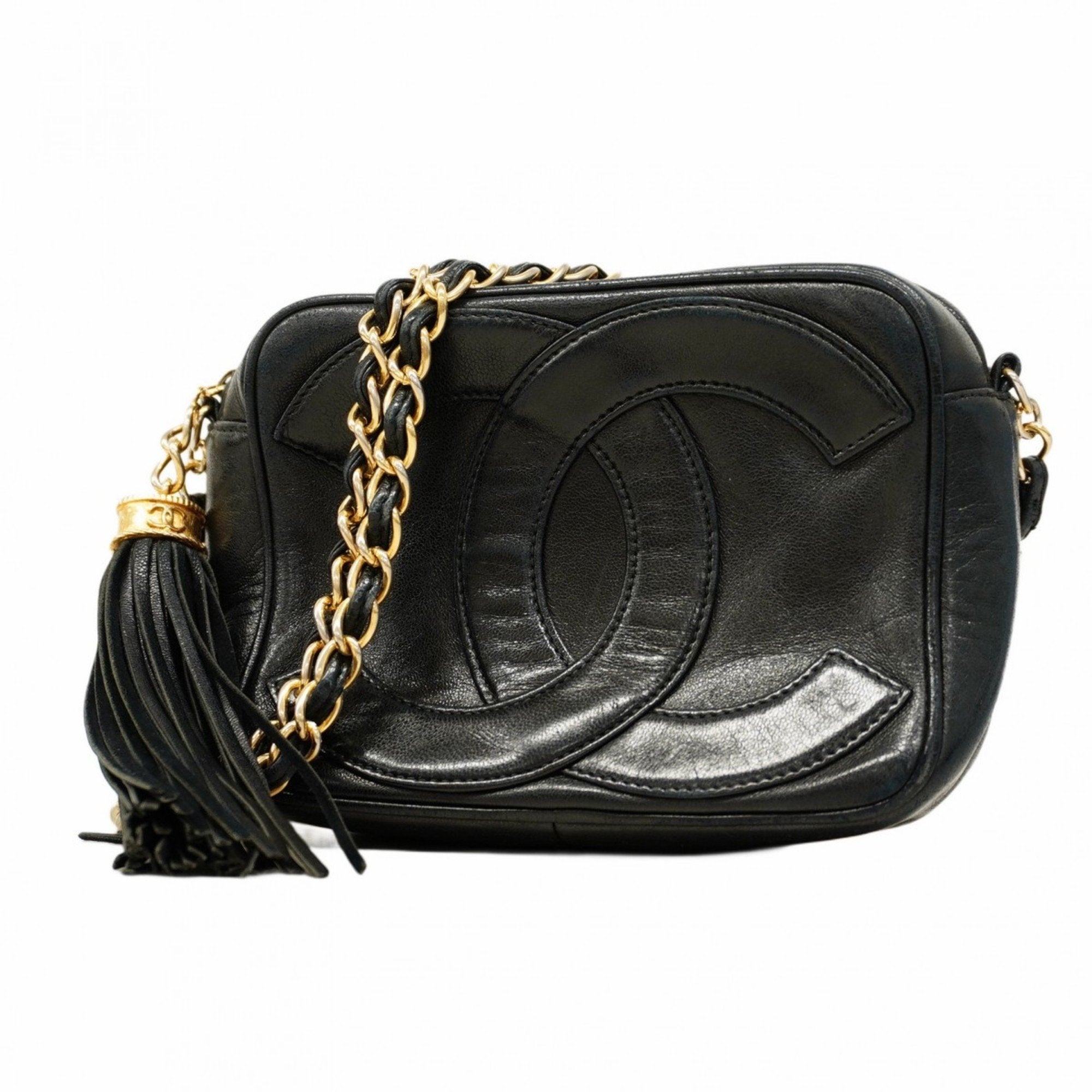 Vintage CC Tassel Camera Bag Lambskin Mini