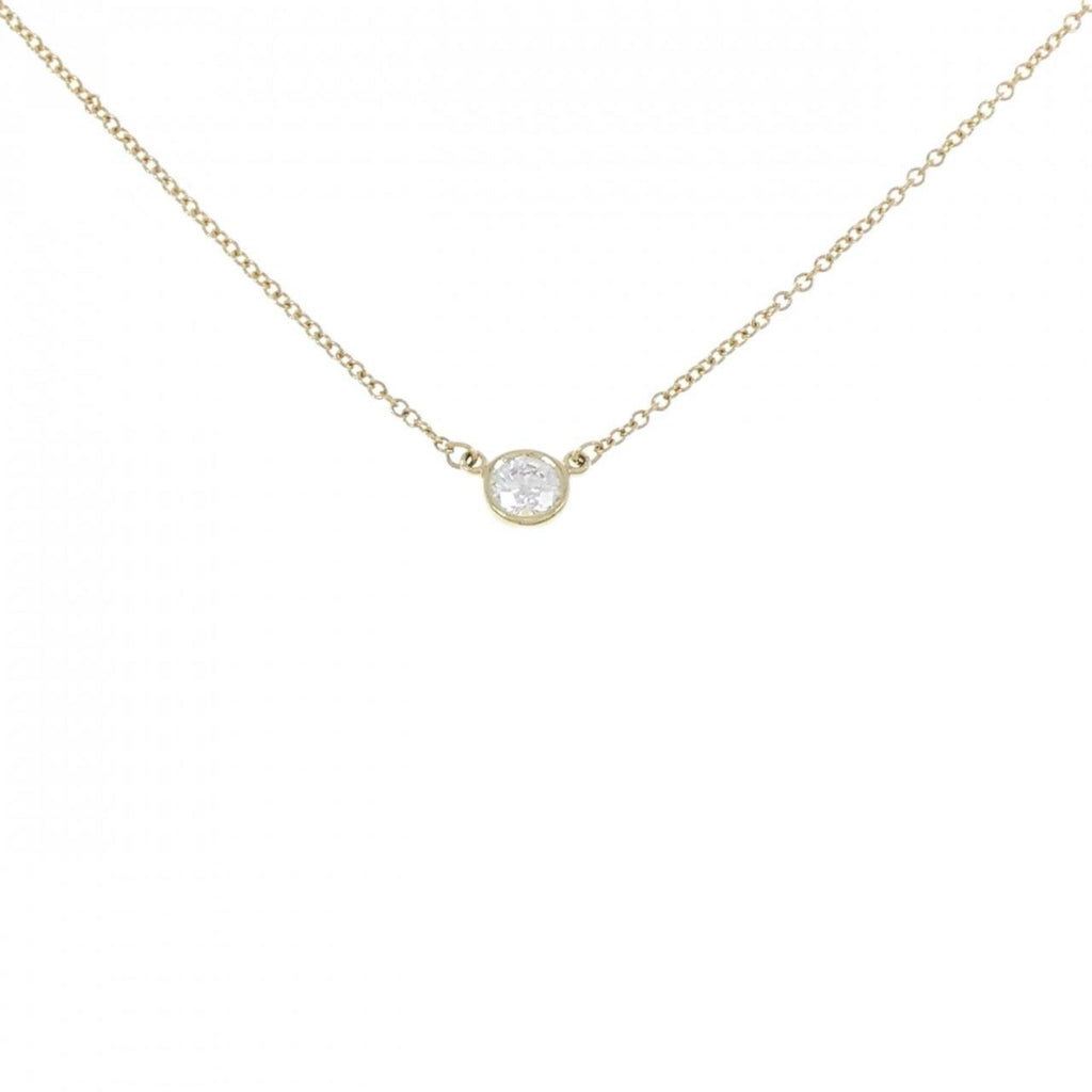 Elsa Peretti Diamonds By The Yard Pendant Necklace 18K Yellow Gold and Diamond