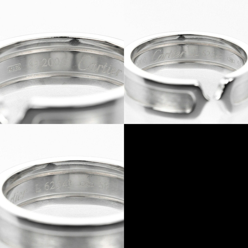 2C Band Ring 18K White Gold