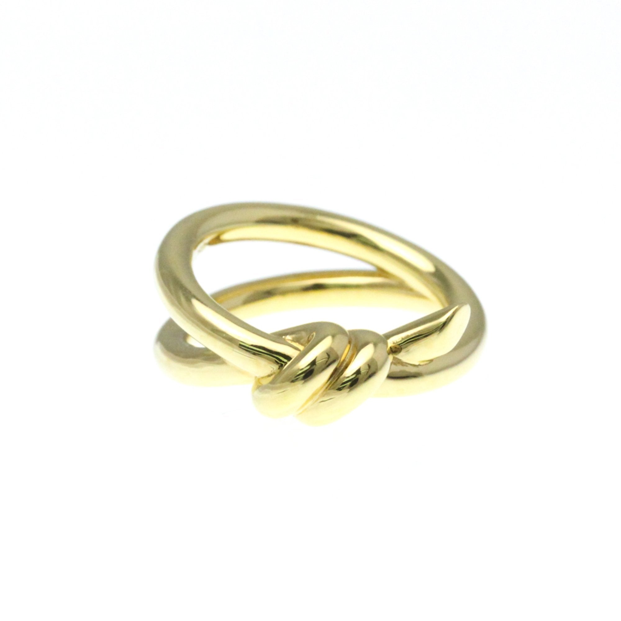 Knot Double Row Ring 18K Yellow Gold