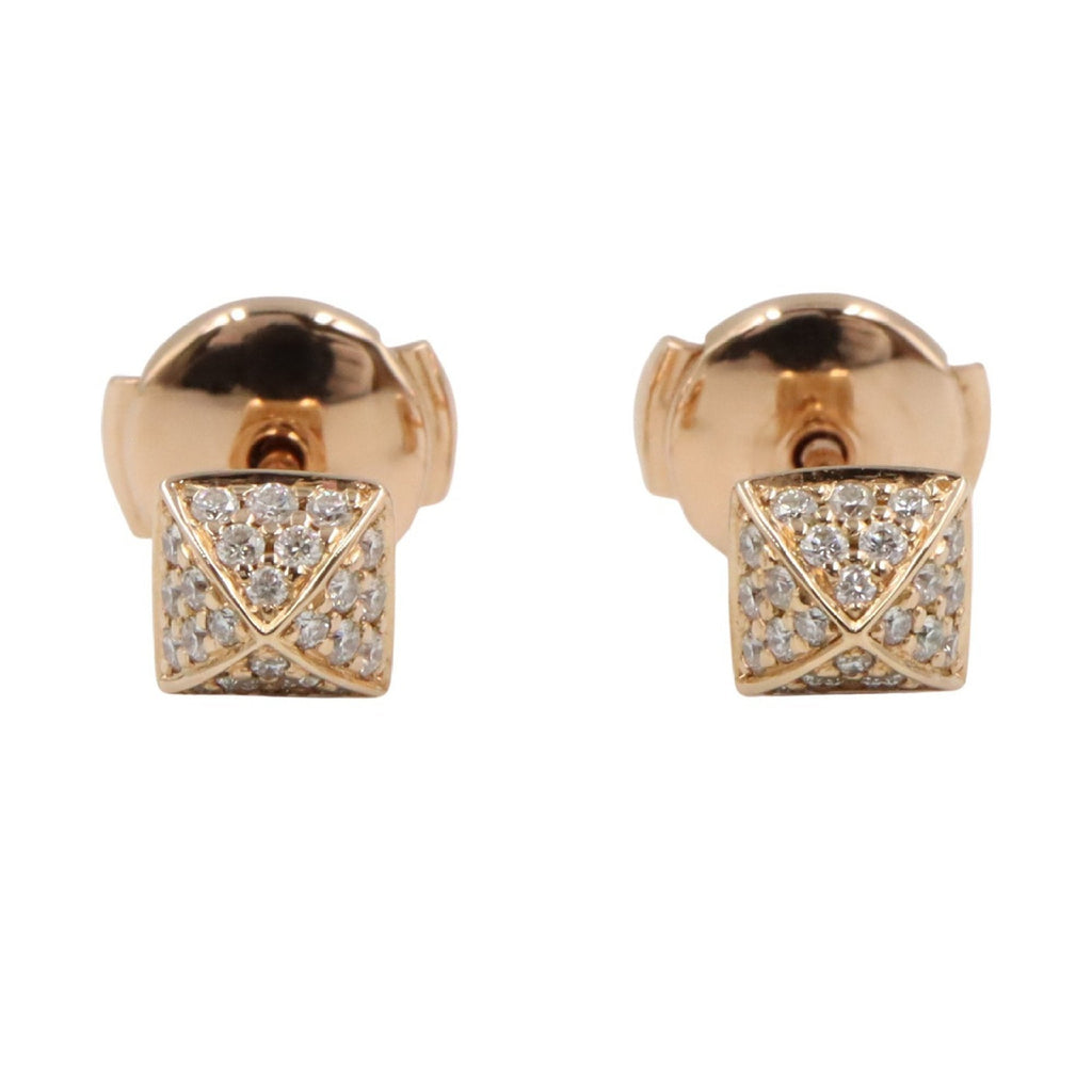 Clous Earrings 18K Rose Gold with Diamond 18K Rose Gold