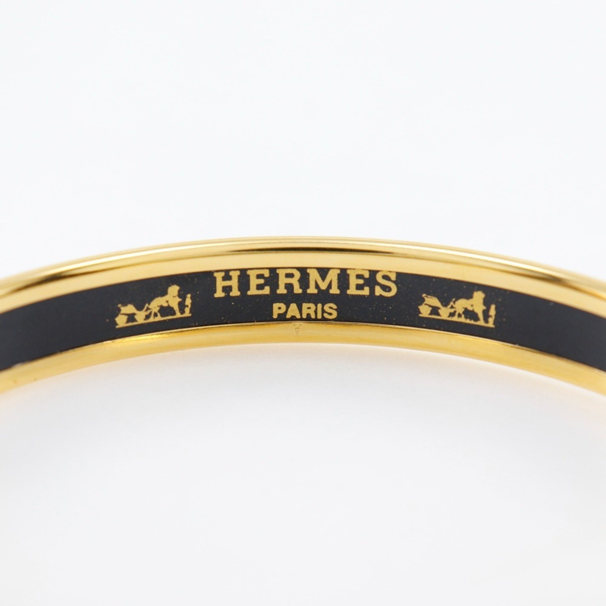 Enamel Cloisonne Bangle Gold Plated Navy Red Bracelet