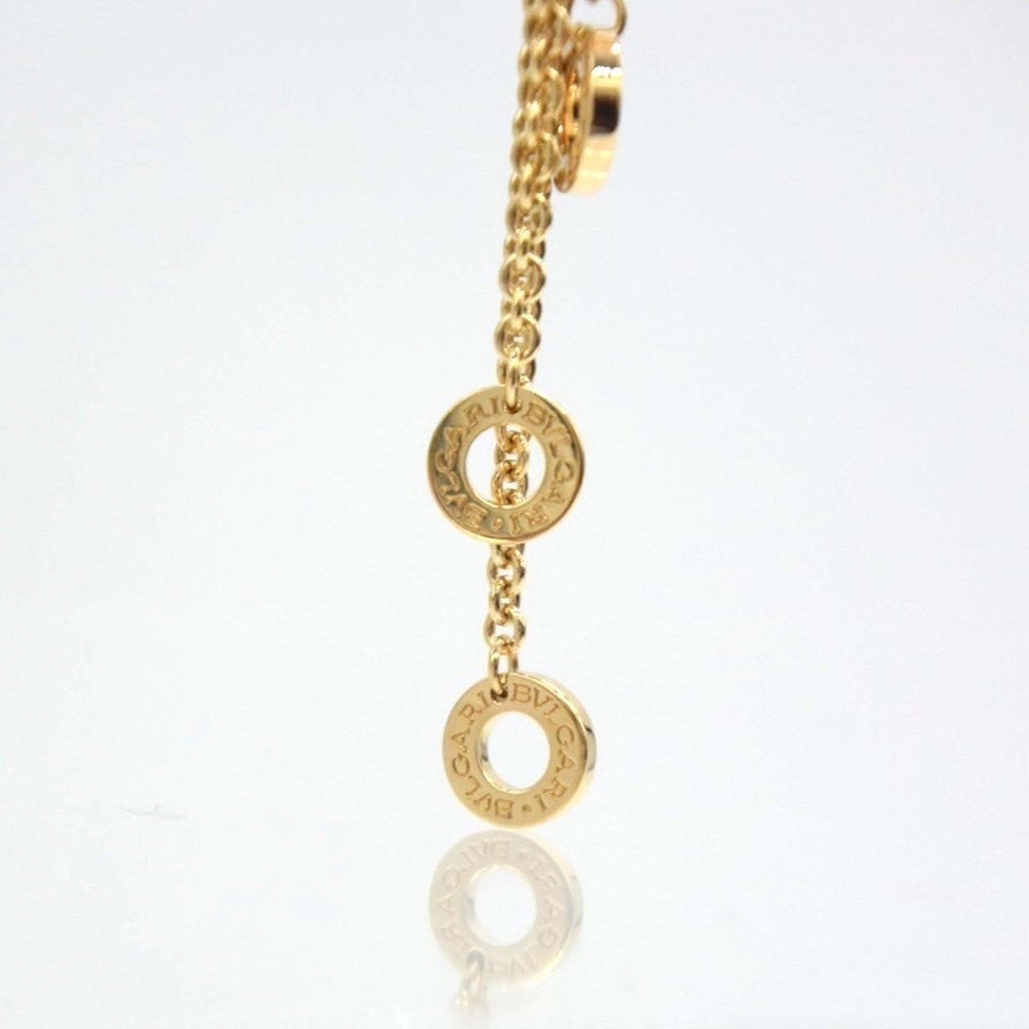 B.Zero1 Pendant Necklace 18K Yellow Gold