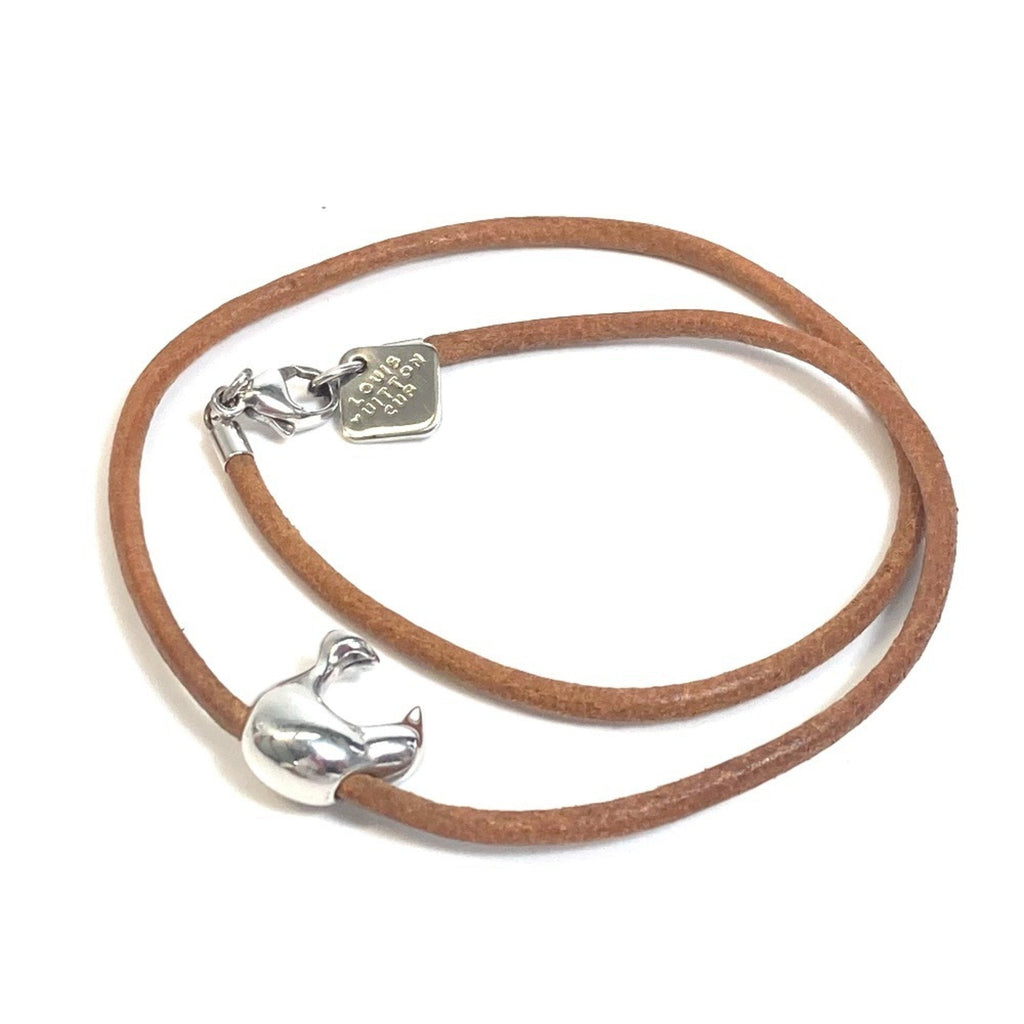 Bracelet Leather and Sterling Silver