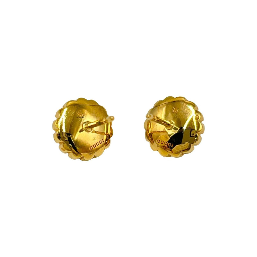 Earrings Gold Metal