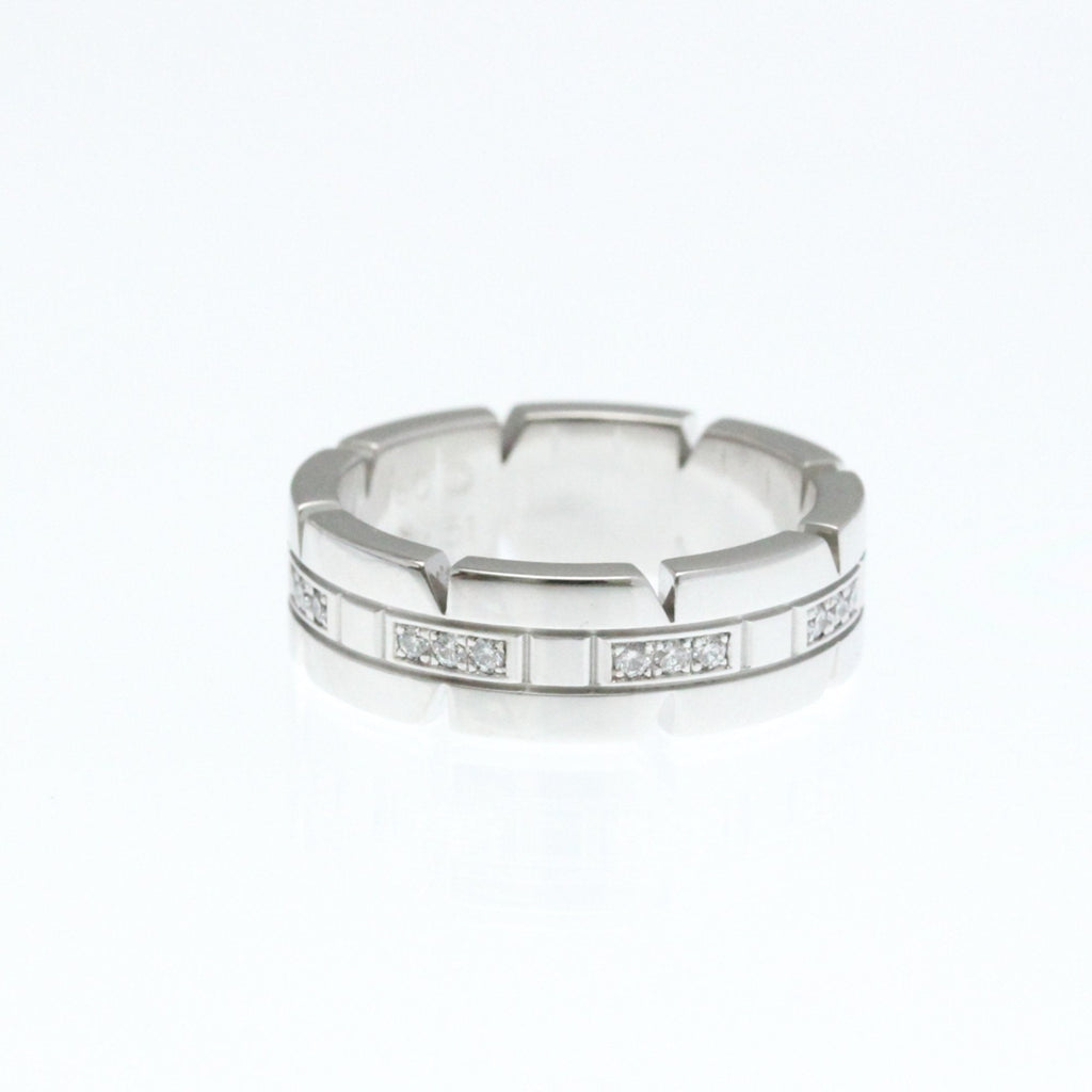 Band Ring 18K White Gold with Diamond