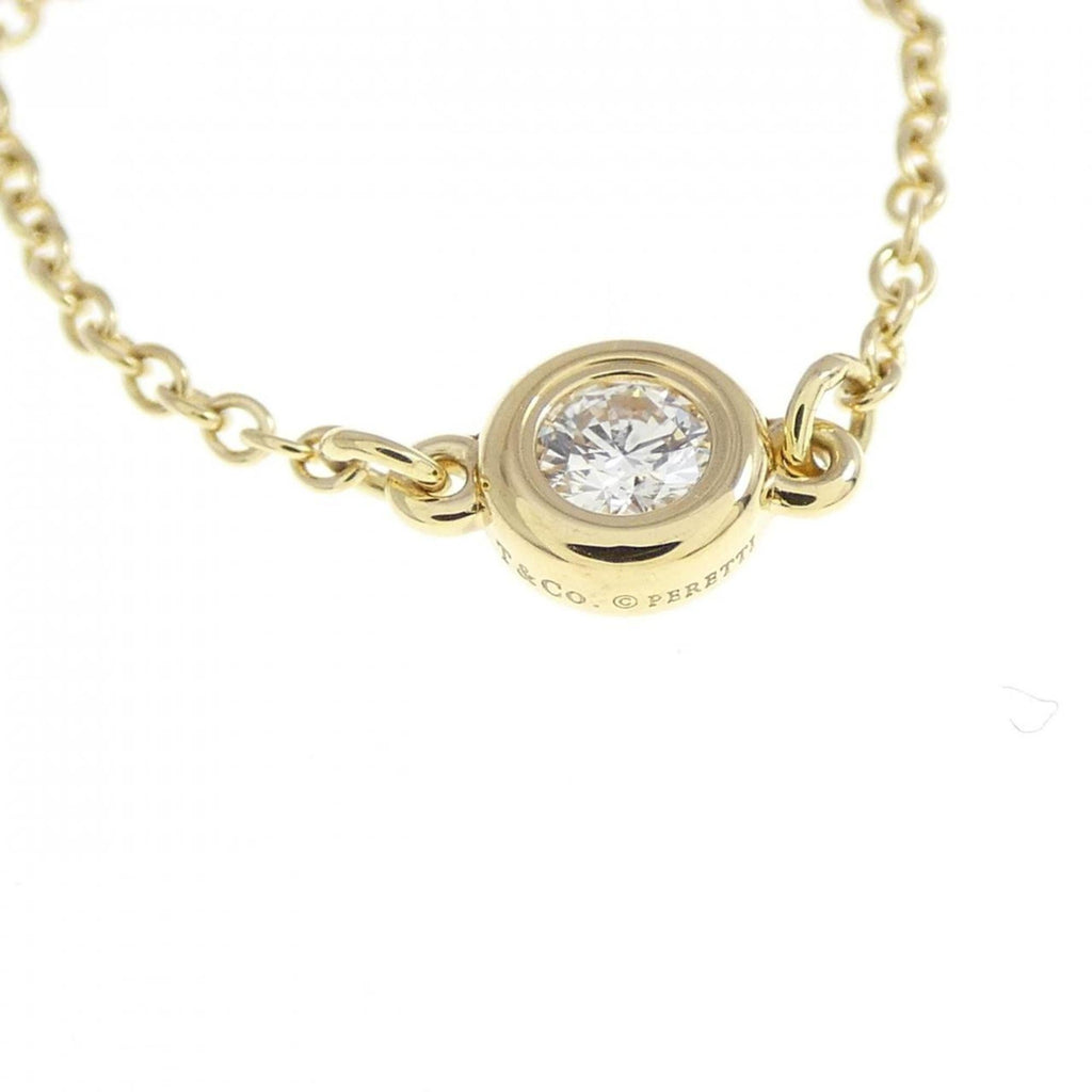 Elsa Peretti Diamonds By The Yard Pendant Necklace 18K Yellow Gold and Diamond